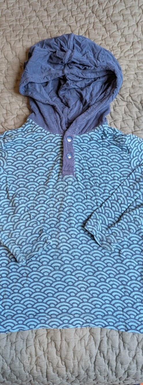 Kick Kee Pants Long Sleeve Hooded Top Blue 2T